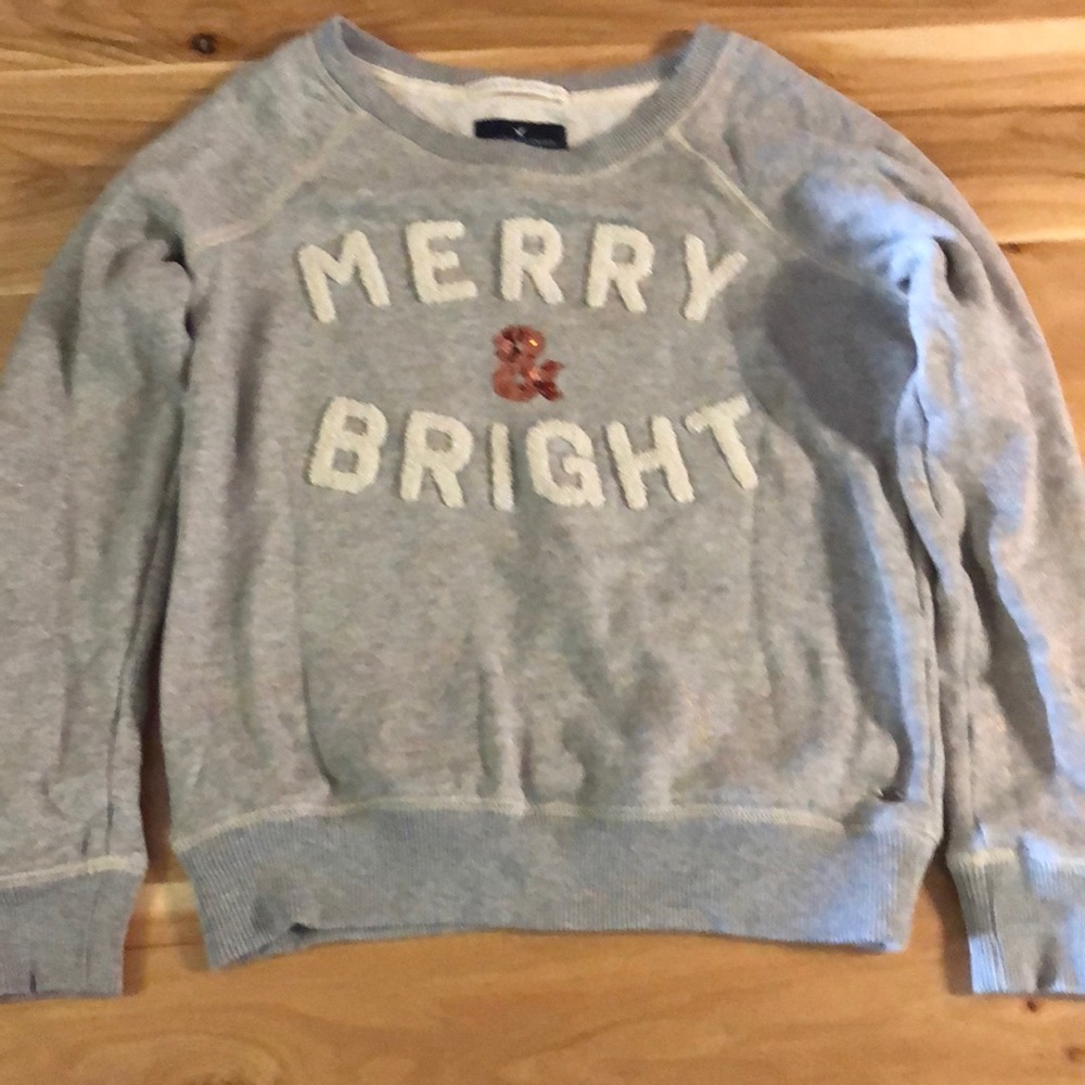 American Eagle Merry&Bright Sweatshirt Size XS